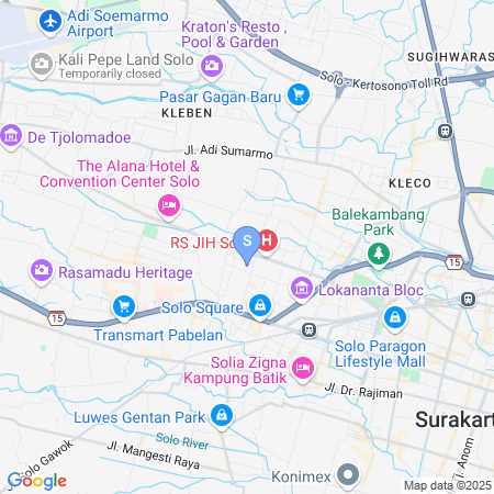 Map showing location of kool@beta6