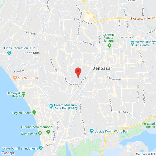 Map showing location of RedDoorz @ Pura Demak Marlboro