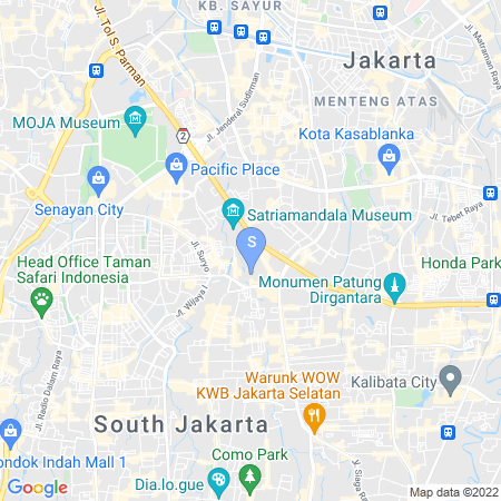 Map showing location of RedDoorz Near Cilandak Town Square